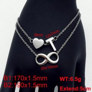 Stainless Steel Bracelet(women) - KB121663-Z