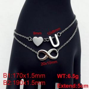 Stainless Steel Bracelet(women) - KB121664-Z