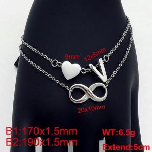 Stainless Steel Bracelet(women) - KB121665-Z