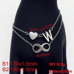 Stainless Steel Bracelet(women) - KB121666-Z