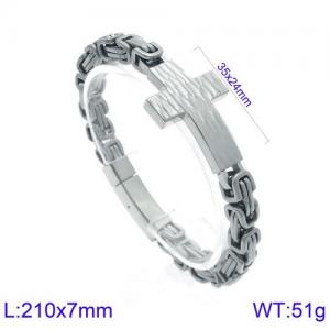 Stainless Steel Bracelet(Men) - KB122387-KFC