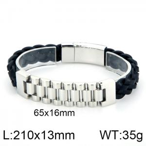 Leather Bracelet - KB124327-KFC