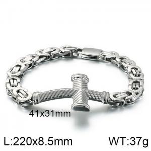 Stainless Steel Bracelet(Men) - KB124341-KFC