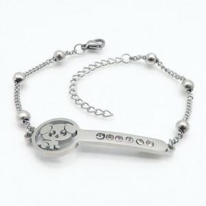 Stainless Steel Stone Bracelet - KB125808-XD