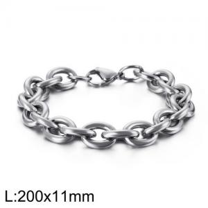 Stainless Steel Bracelet(Men) - KB126617-Z