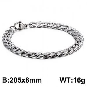Stainless Steel Bracelet(Men) - KB126660-Z