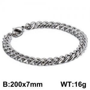Stainless Steel Bracelet(Men) - KB126669-Z