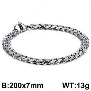 Stainless Steel Bracelet(Men) - KB126684-Z