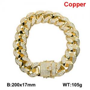 Copper with Stone Bracelet - KB127288-WGMS