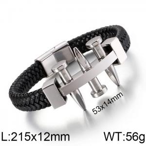 Leather Bracelet - KB128466-KFC