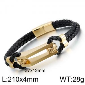 Leather Bracelet - KB129766-KFC