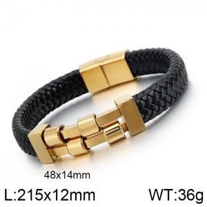 Leather Bracelet - KB129962-KFC