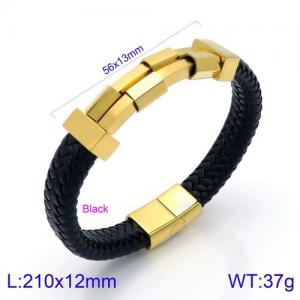 Leather Bracelet - KB130216-KFC