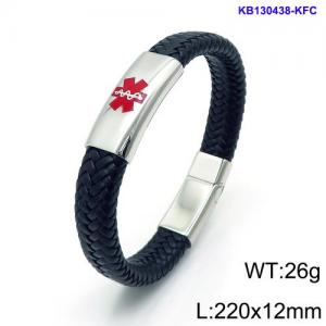 Leather Bracelet - KB130438-KFC