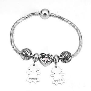 Stainless Steel Bracelet(women) - KB132318-PA