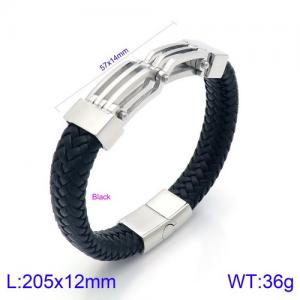 Leather Bracelet - KB134583-KFC