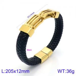 Leather Bracelet - KB134585-KFC