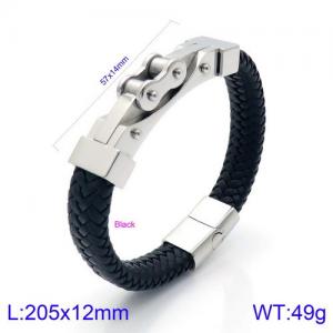 Leather Bracelet - KB134602-KFC