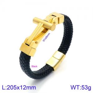 Leather Bracelet - KB134667-KFC