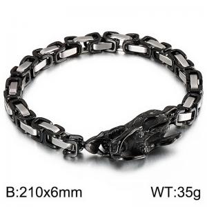 Stainless Steel Black-plating Bracelet - KB135206-Z