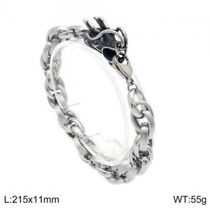 Stainless Steel Bracelet(Men) - KB135208-Z