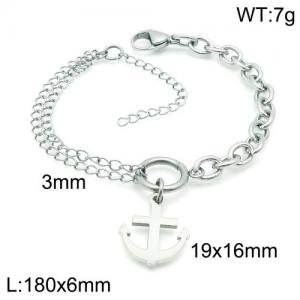 Stainless Steel Bracelet(wome - KB135376-Z