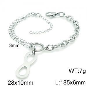 Stainless Steel Bracelet(wome - KB135377-Z