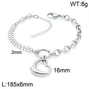 Stainless Steel Bracelet(wome - KB135378-Z