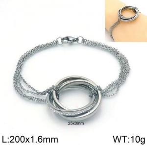 Stainless Steel Bracelet(women) - KB136027-Z