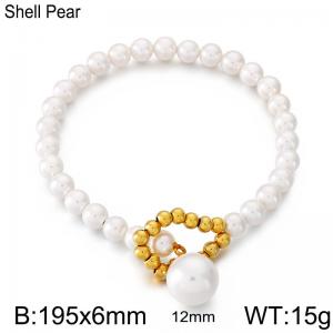 Shell Pearl Bracelets - KB136071-Z