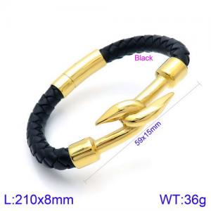 Leather Bracelet - KB136104-KFC