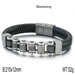Stainless Steel Bicycle Bracelet - KB136236-KFC