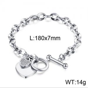 Stainless Steel Bracelet(women) - KB136358-WGTY