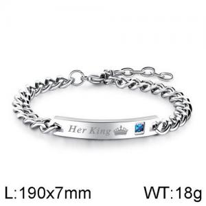 Stainless Steel Bracelet(women) - KB136409-WGTY