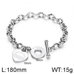 Stainless Steel Bracelet(women) - KB136413-WGTY