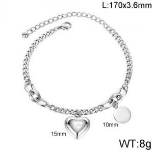 Stainless Steel Bracelet(women) - KB136421-WGTY