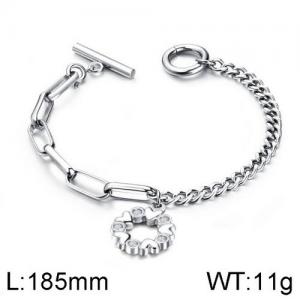 Stainless Steel Bracelet(women) - KB136433-WGTY