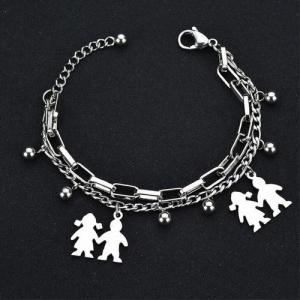 Stainless Steel Bracelet(women) - KB137840-WGHF