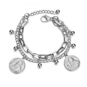 Stainless Steel Bracelet(women) - KB137845-WGHF