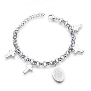 Stainless Steel Bracelet(women) - KB137848-WGHF