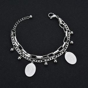 Stainless Steel Bracelet(women) - KB137849-WGHF