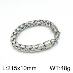 Hiphop Basket Chain Stainless Steel Fashion Jewelry Keel Chain Bracelet Men Jewelry - KB138354-Z