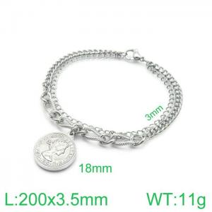 Stainless Steel Bracelet(women) - KB138420-Z