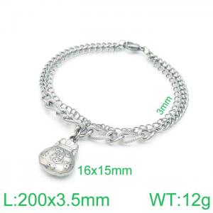 Stainless Steel Bracelet(women) - KB138422-Z