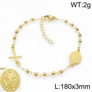 Stainless Rosary Bracelet - KB138631-HDJ