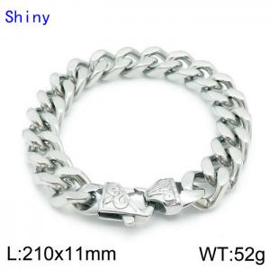 Stainless Steel Bracelet(Men) - KB139237-Z