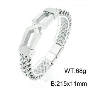 Stainless Steel Bracelet(Men) - KB139720-KFC