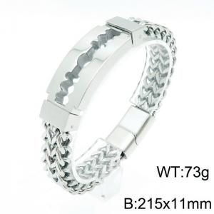 Stainless Steel Bracelet(Men) - KB139724-KFC