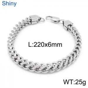 Stainless Steel Bracelet(Men) - KB139963-K