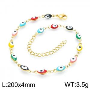 Stainless Steel Gold-plating Bracelet - KB139991-NT